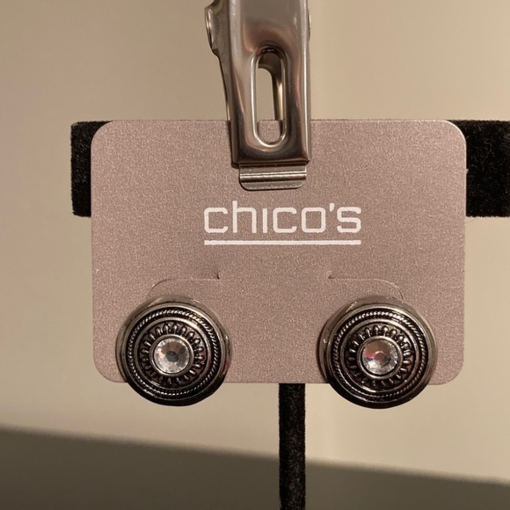 Chico's Metallic Stud Earrings
